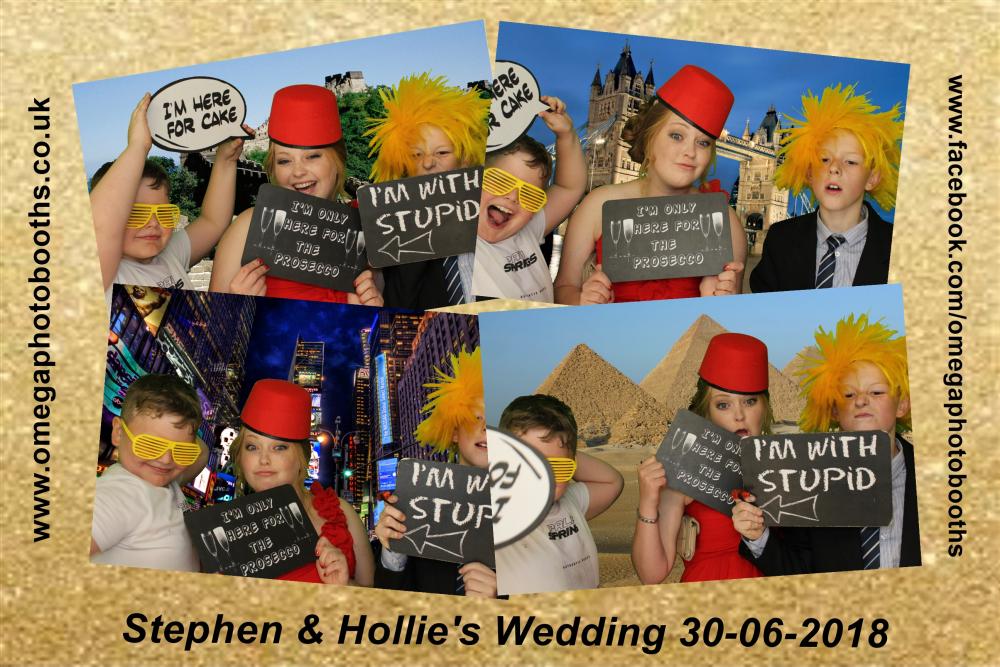 Stephen & Hollie's Wedding | View more photos from the event at gallery.omegaphotobooths.co.uk/u/OmegaPhotobooths/Stephen-Hollies-Wedding